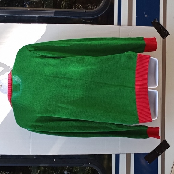 XL Green Retro Peanuts Snoopy Ugly Christmas Sweater - Picture 4 of 11